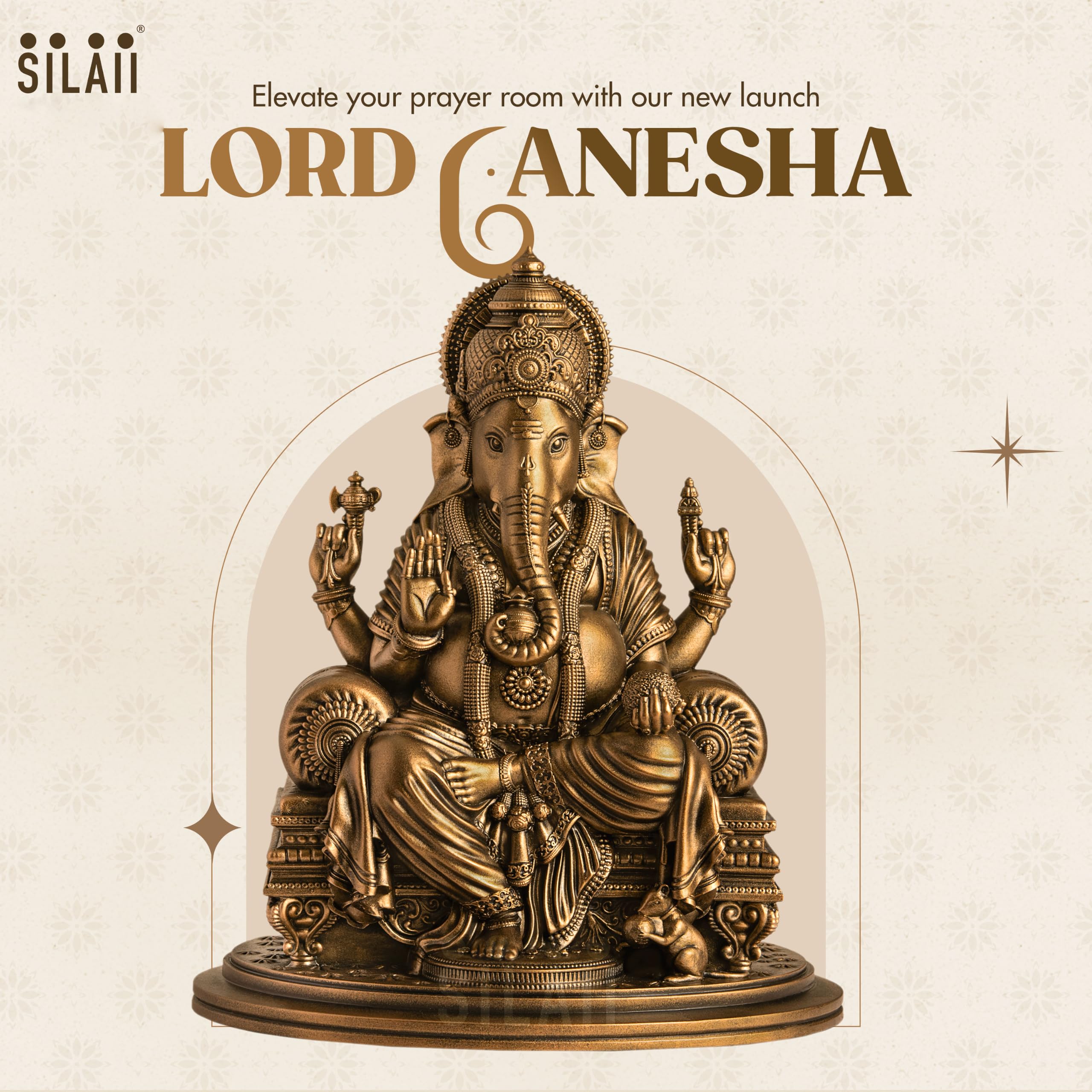 Brass Venkateswara Swamy Idol with Shankha Chakra