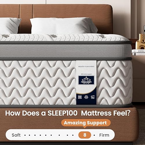 Miniatura 7 de King Mattress, 14 Inch 5-Zone Deep Sleep Firm Mattress with Extra Lumbar & Shoulder Support, Hotel Collection Hybrid Mattresses, Fiberglass Free &