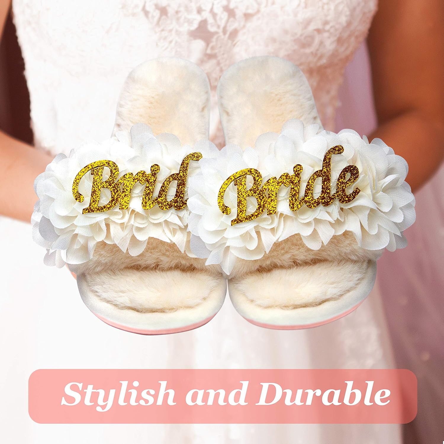 PGN ART Women’s I Do Slippers Bride Slippers Bride To Be Wedding Bridal Shower Bachelorette Party Engagement Bridesmaid Honeymoon Gifts For Her - Image 8