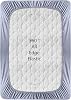 KobeHome Knitted Combed Cotton Elastic Sheet, Battal Double, Light Gray, Cotton-Elastane 230G/M2