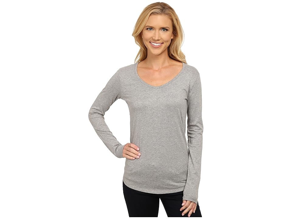 

Toad&Co Marley Long Sleeve Tee (Heather Grey) Women's T Shirt