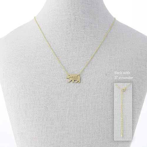 Miniatura 4 de NTLX Collar para mamá Collar para mamá Regalo para el día de la madre para mamá Simple Delicado Lindo Gran Regalo Hermosa tarjeta y caja