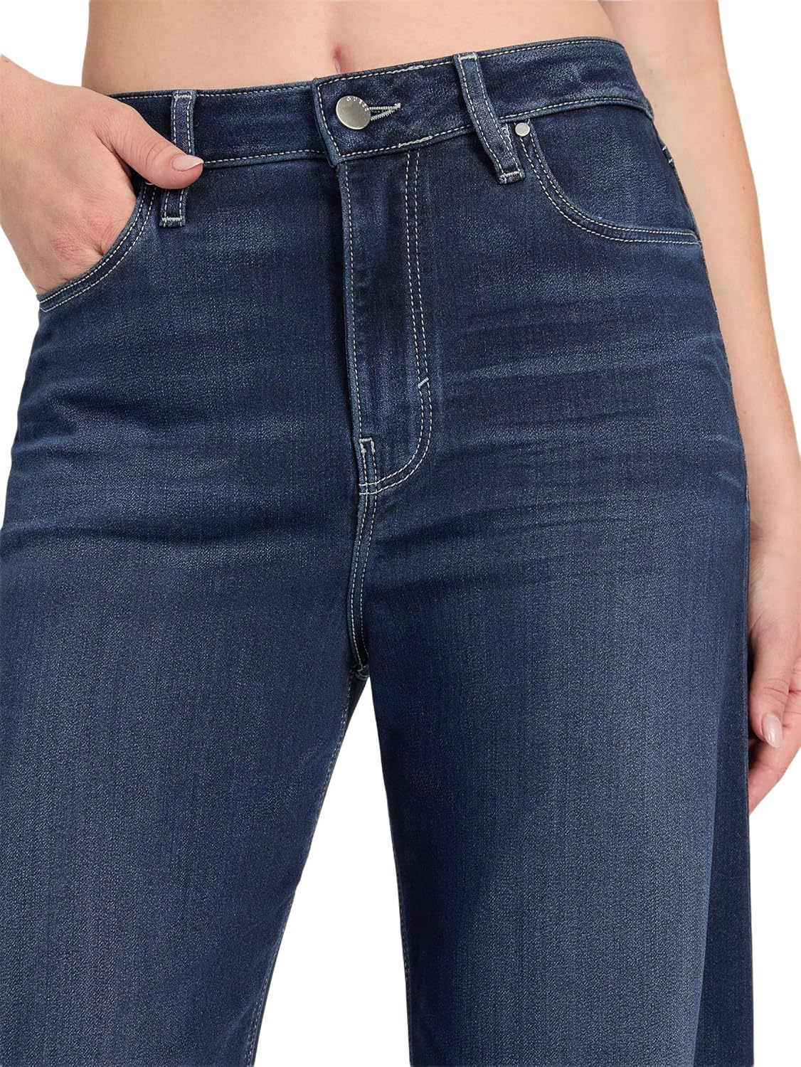 Guess Womens Bellflower Wide Leg Jean - Image 4