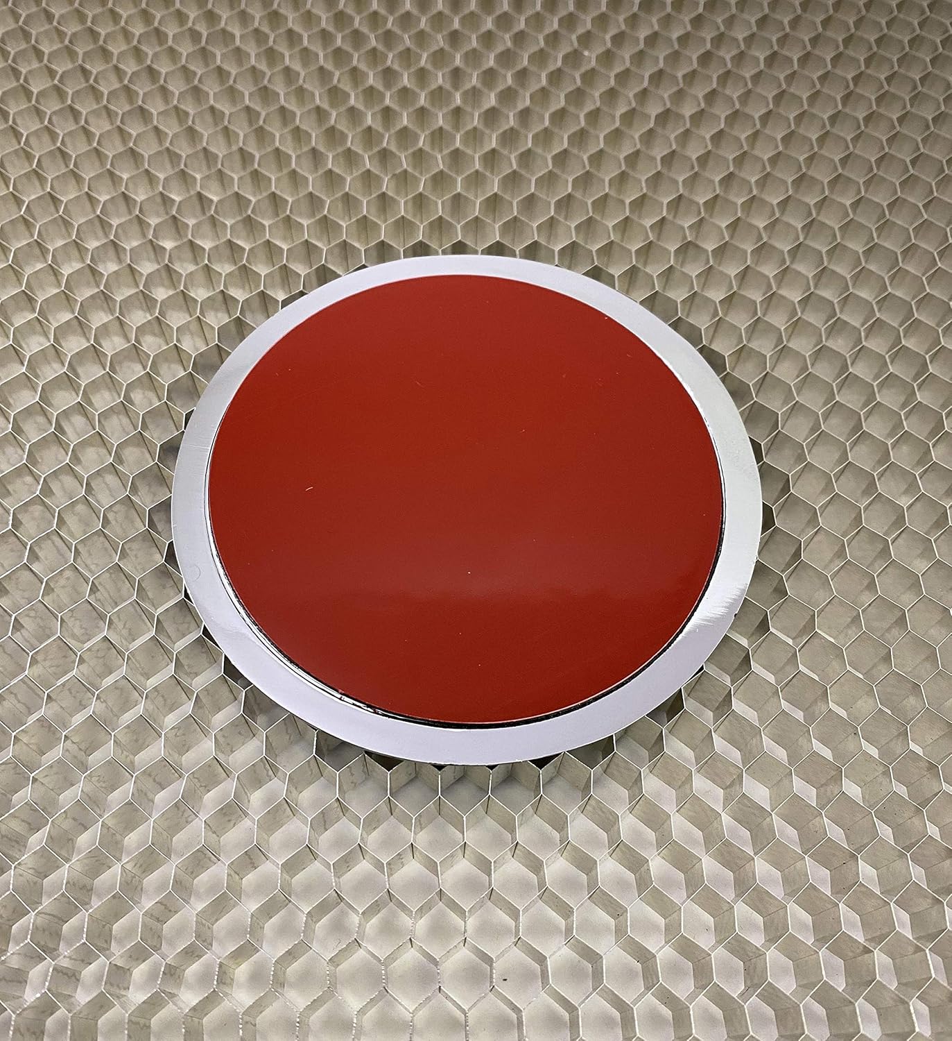 Gulf War Combat Veteran 3D Domed CAR Emblem Badge Sticker Round Chrome Plastic Round Bezel