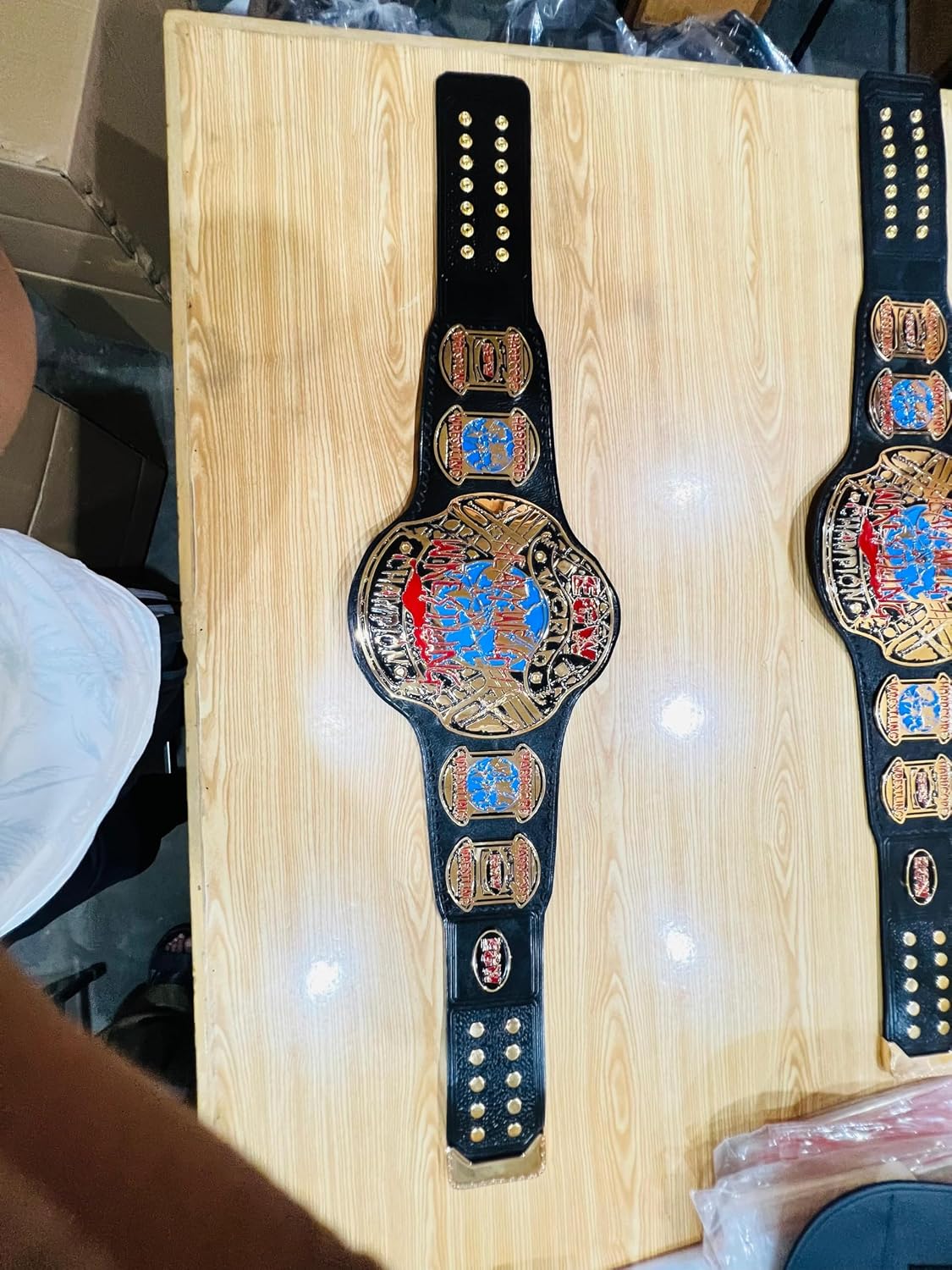 New ECW Hardcore World Heavyweight Wrestling Championship Belt, ECW Replica Title Wrestling Belt 2mm Adult Size image 3