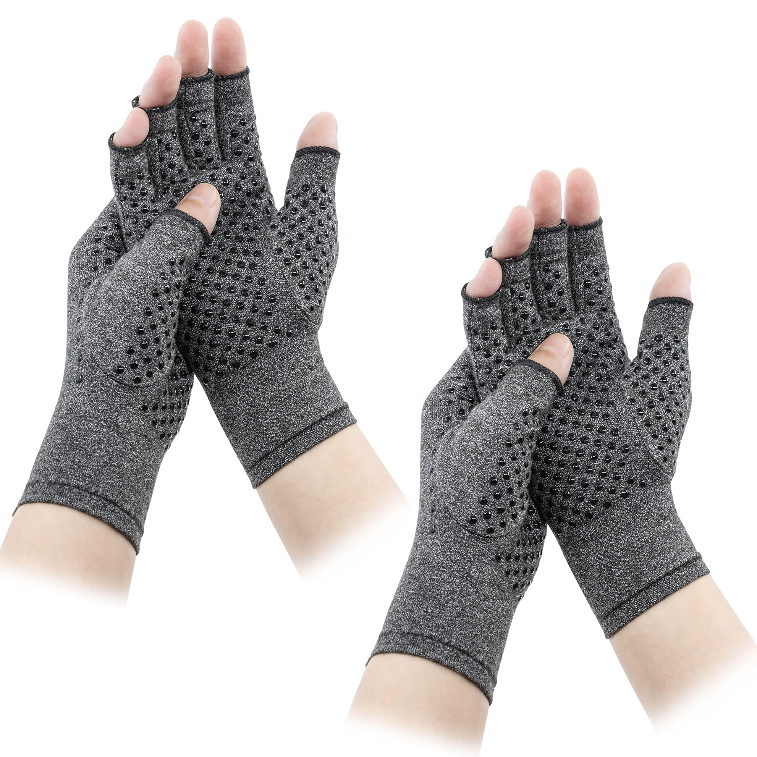 2 Pairs Osteoarthritis Gloves With Touchscreen Tips, Compression Gloves for Women & Men, Relief for Rheumatoid Relieve Arthritis Osteoarthritis Carpal Tunnel Hand Pain