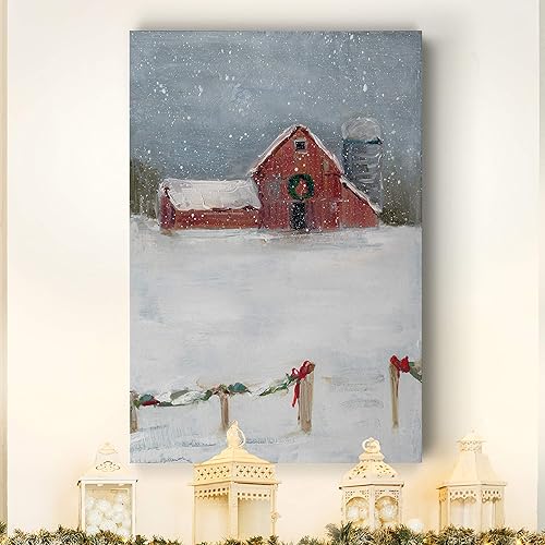 Miniatura 4 de Renditions Gallery - Lienzo decorativo para pared, diseño navideño, Farm II, 76 x 102 cm