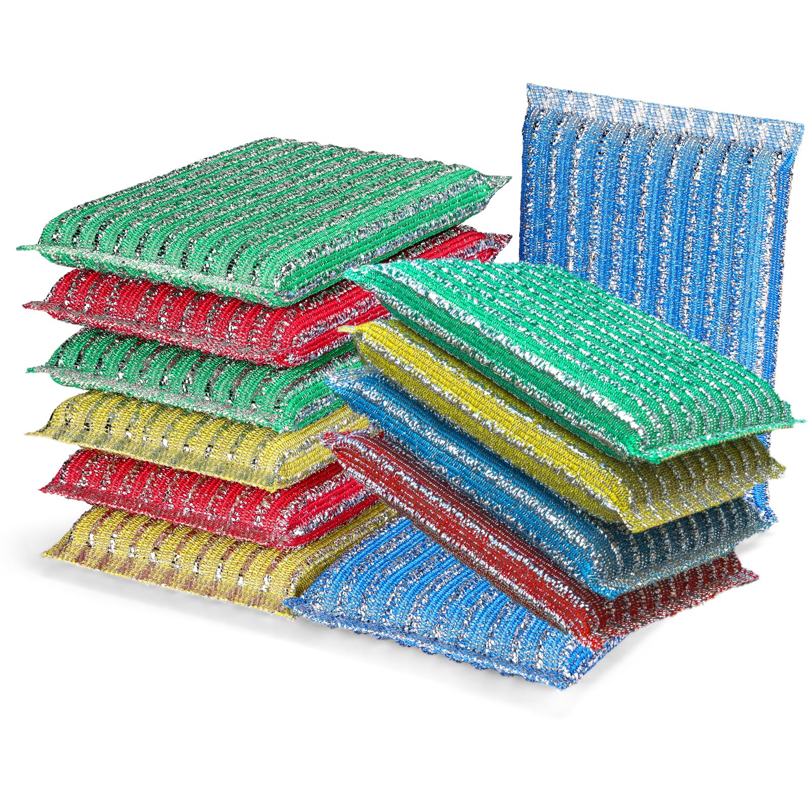 ovwo Washing Up Sponge - 12Pads Upgraded Dish Sponges, Ideal for Dishes, Pots, Sink