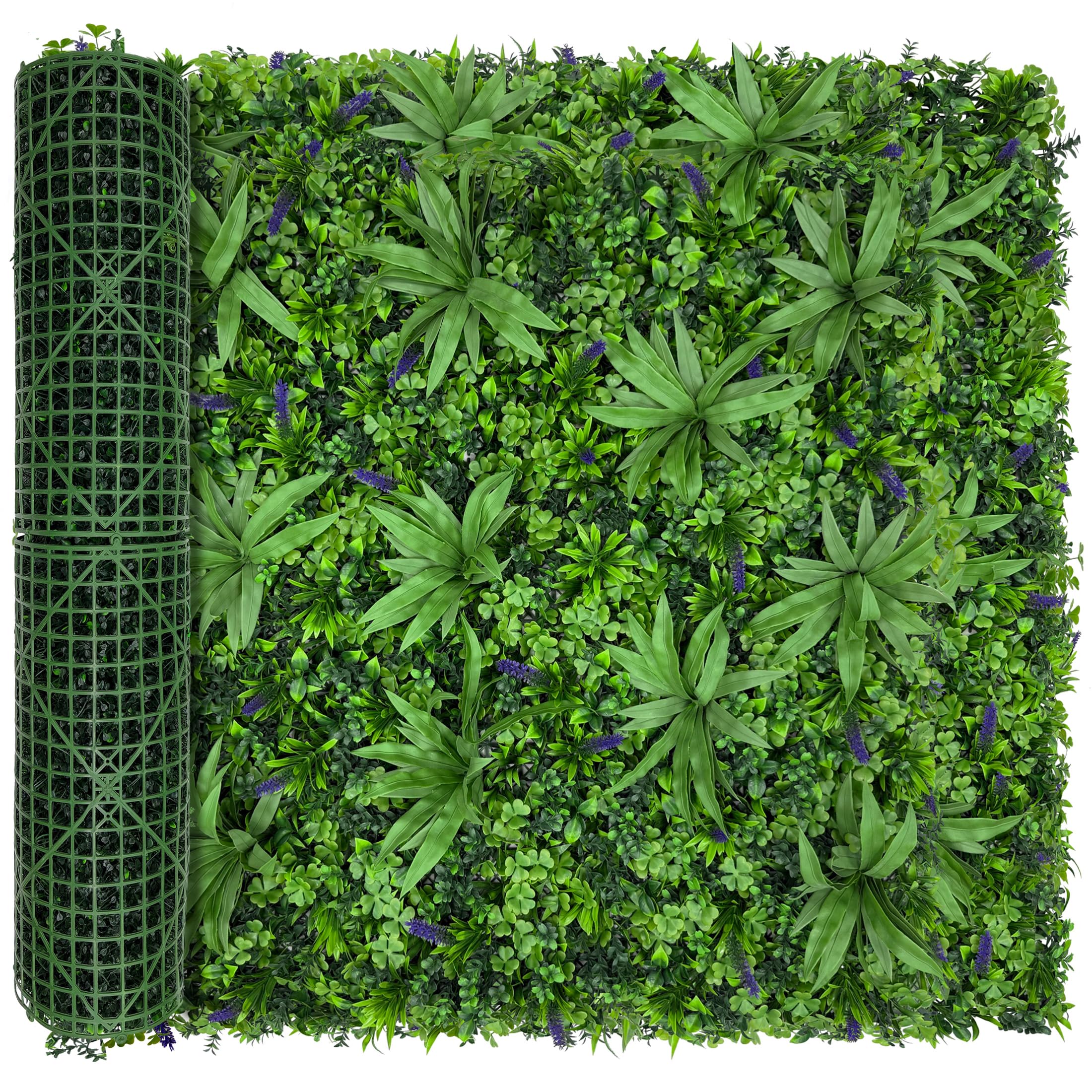 Photo 1 of DOPGIB Artificial Greenery Grass Wall Panels, 20"x20", 16 Pack