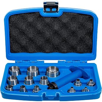BGS 566 Punches Set, Black/Blue