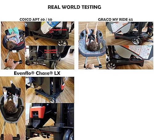 Miniatura 7 de Holm Airport Car Seat Stroller Travel Cart and Child Transporter - Un rodillo para asiento de coche para viajar. Plegable, almacenable y guardable