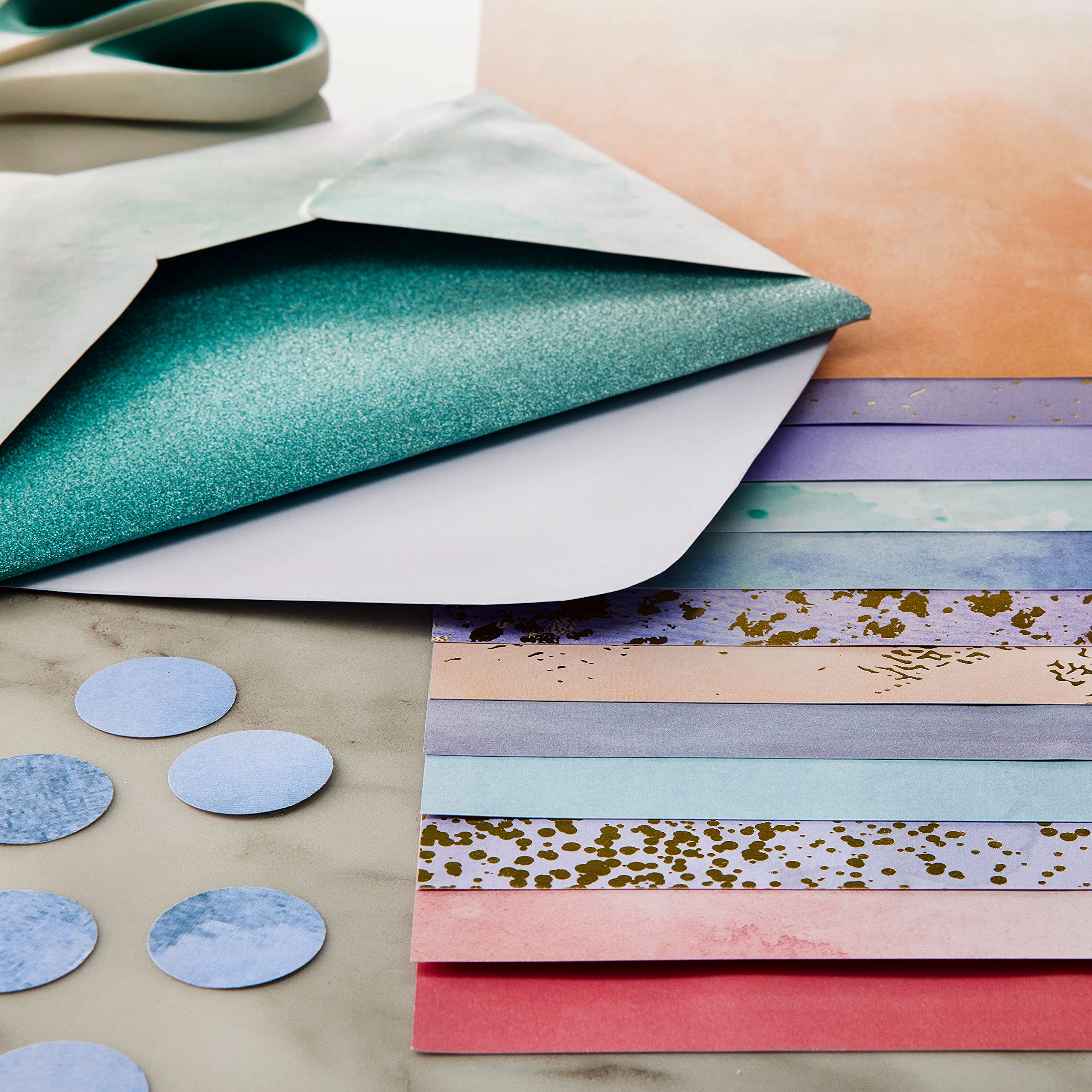 Shizen Design, Watercolor Paper, Black, Hot Press, 9x12 Inches, Pack of 5 Sheets, WC 331