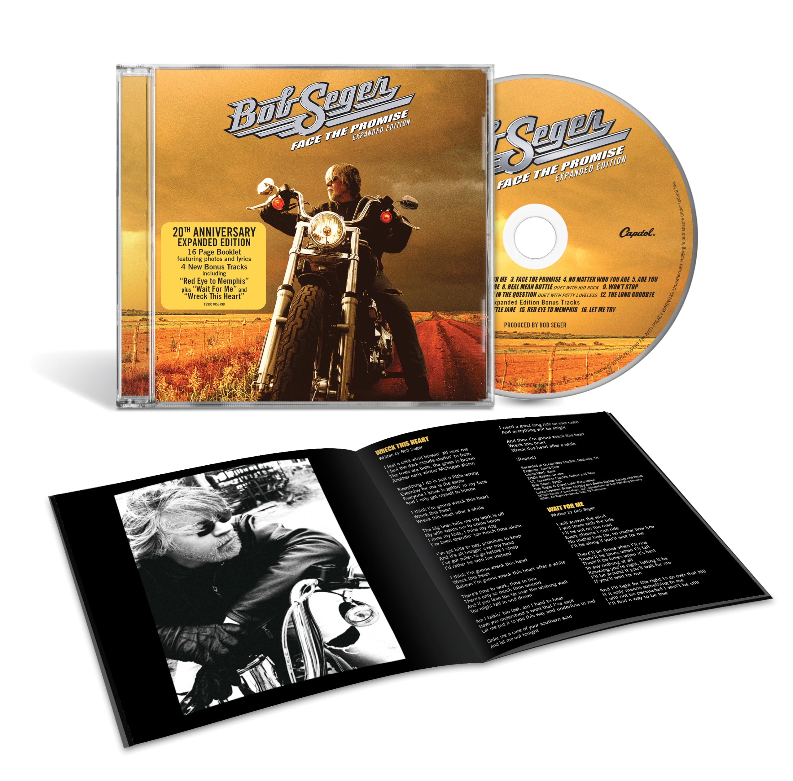 Bob Seger Face The Promise (Expanded Edition) CD -2