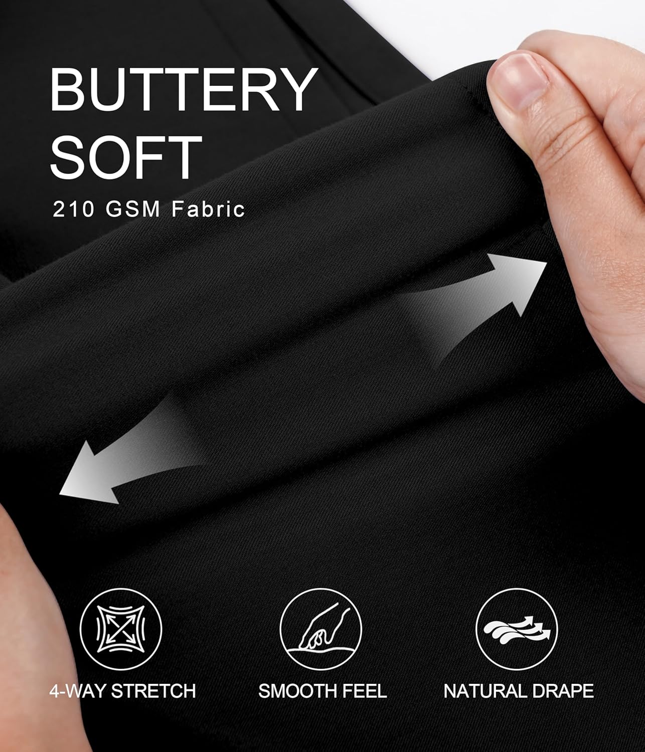 Scrub Tops for Women, Classic V-Neck Fit with 3 Pockets, Comfort Soft Stretch Anti-Wrinkle Medical Scrubs, Easy Care - Image 4