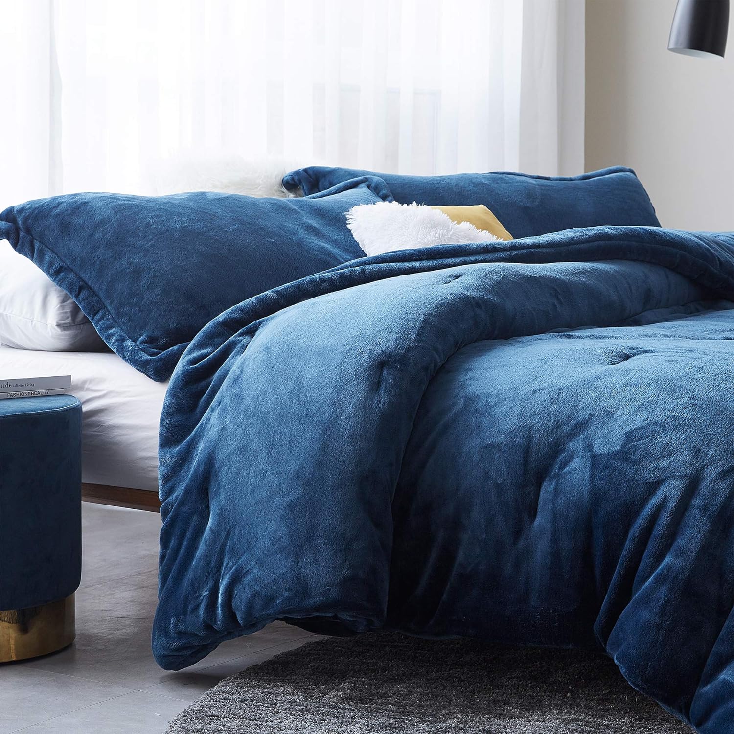Byourbed Coma Inducer Oversized King Comforter Set - Me Sooo Comfy - Nightfall Navy