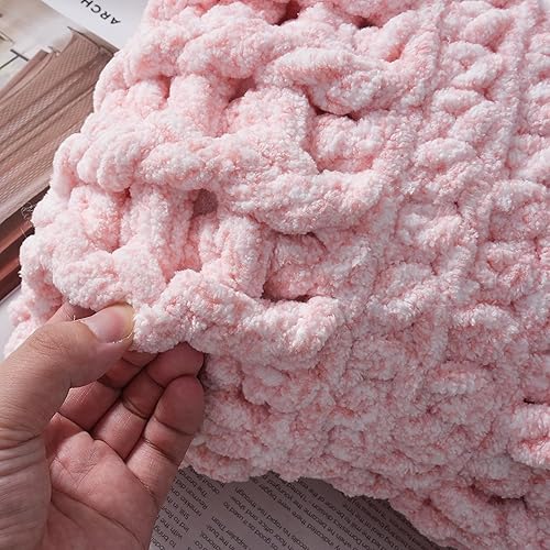 Miniatura 8 de Crafted By Catherine Chunky Heather Multi Yarn - Paquete de 2, Rainbow Multi, Calibre 6 Super Bulky