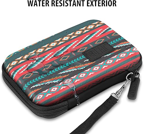 Miniatura 7 de USA GEAR Funda rígida de viaje para iPod Touch (7 generación, 6 generación, 5), funda para reproductor de MP3 con exterior resistente al agua,