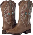 SheSole Mode Cowboy Bottes femme carré Toe Botte Cow Boy Femme Western Cowgirl Bottes