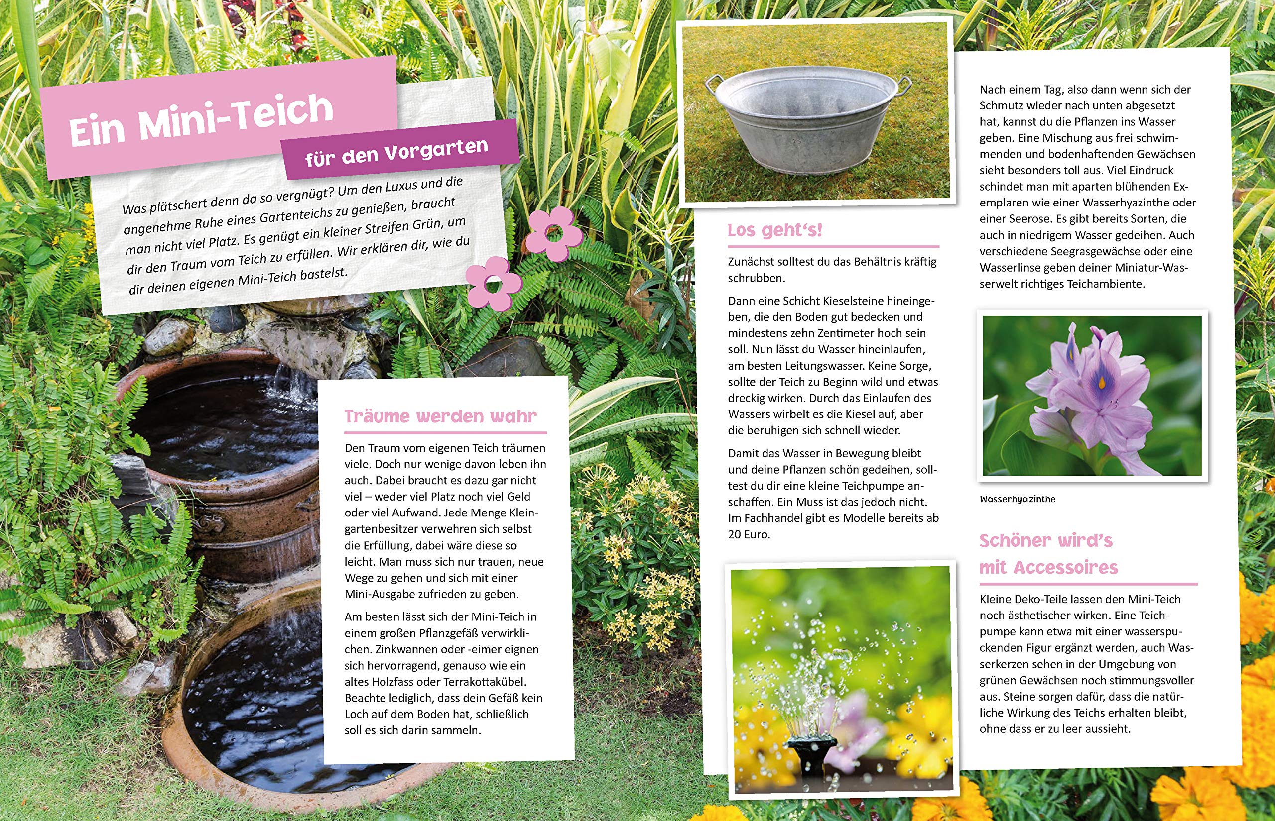 Mini Garten - maxi Freude! ab ins Beet! die Garten-Soap: Den Gartenparadies zum Wohlfühlen