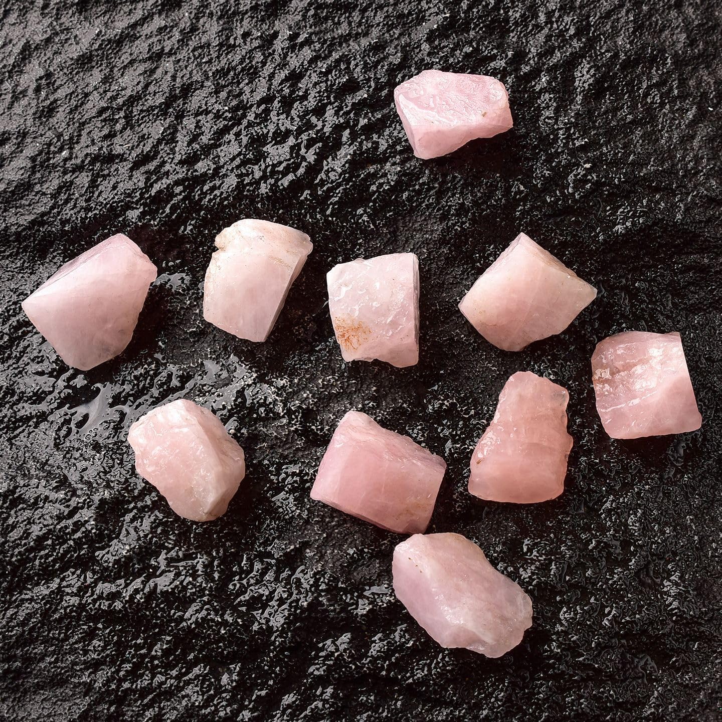 WHZHDMA Bulk Natural Crystal Rough Stone Natural Pink Crystal Crystal Rough Stone Aromatherapy Diffuser Stone Rough Ore Crushed Stone Crystal Ornaments Rocks Stones and Crystals