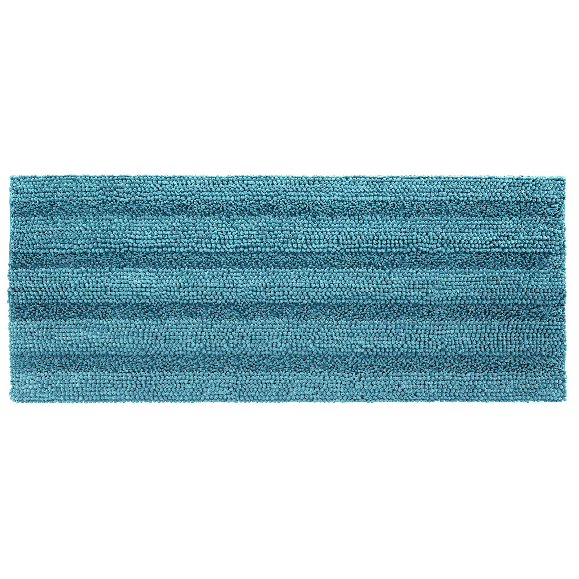 Tappetino Da Bagno Antiscivolo - Microfibra Assorbente, 80x150 Cm, Turchese - Foto 7