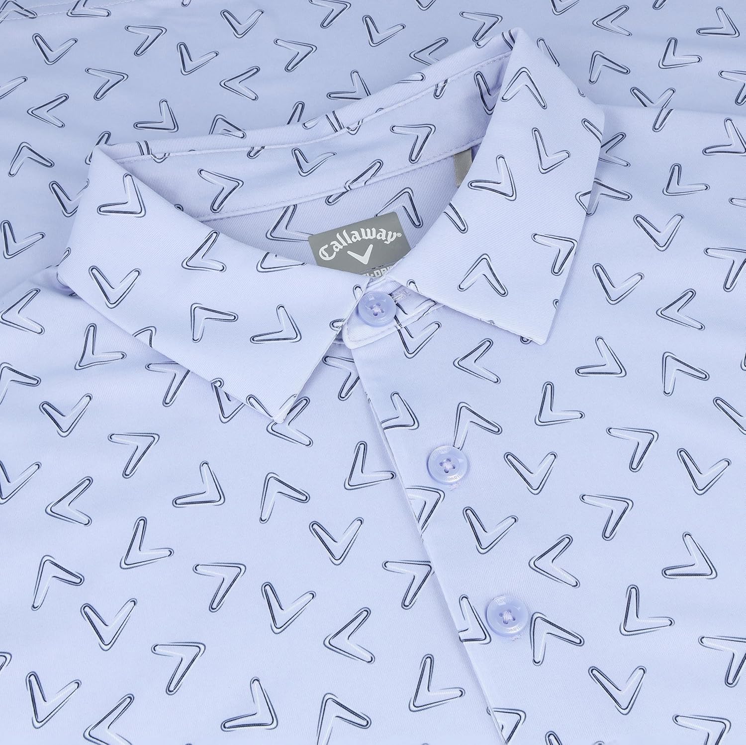 Callaway Mens All Over Large Chev Printed Polo - Image 4