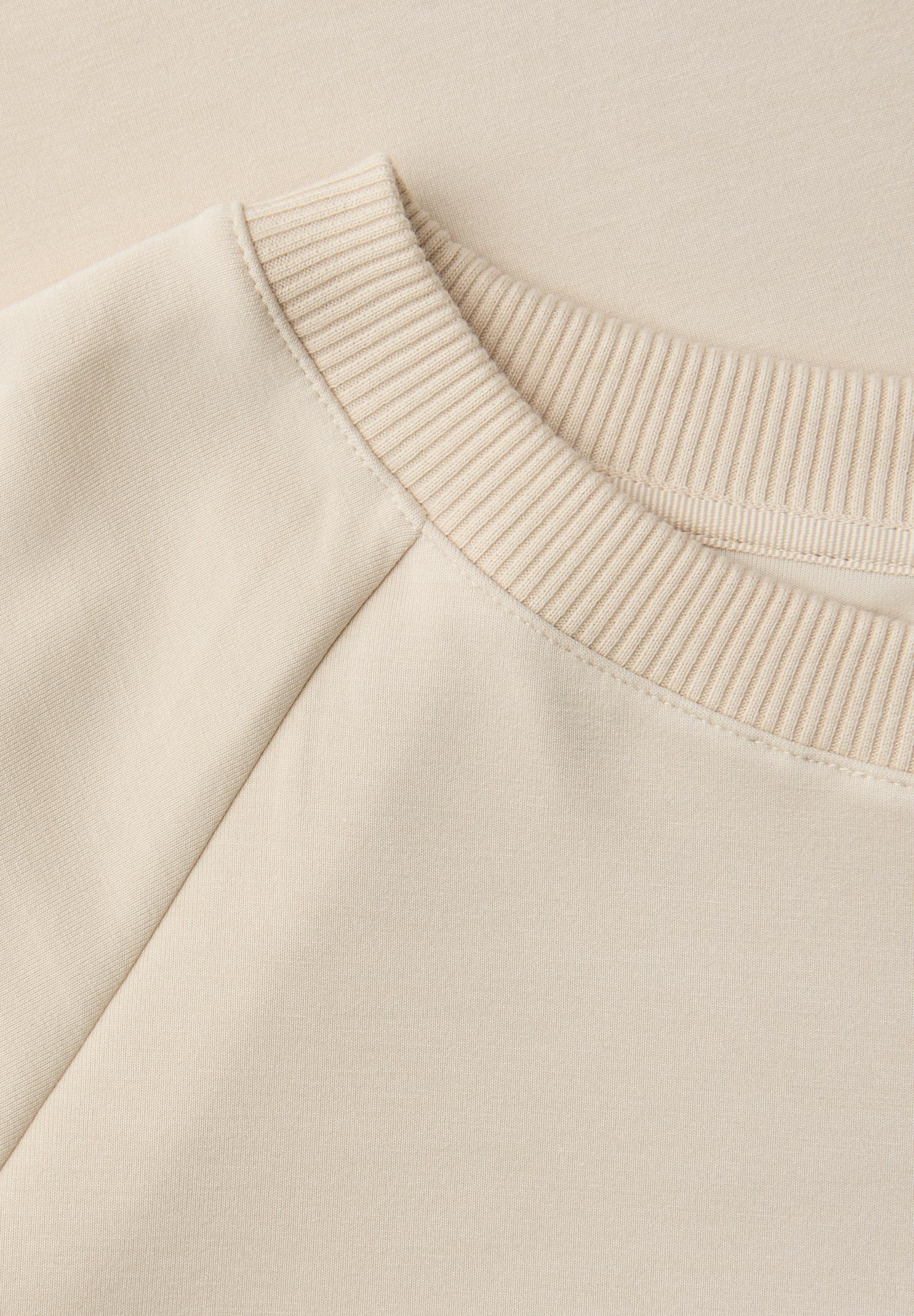 Damen Softes Shirt mit Rippdetails