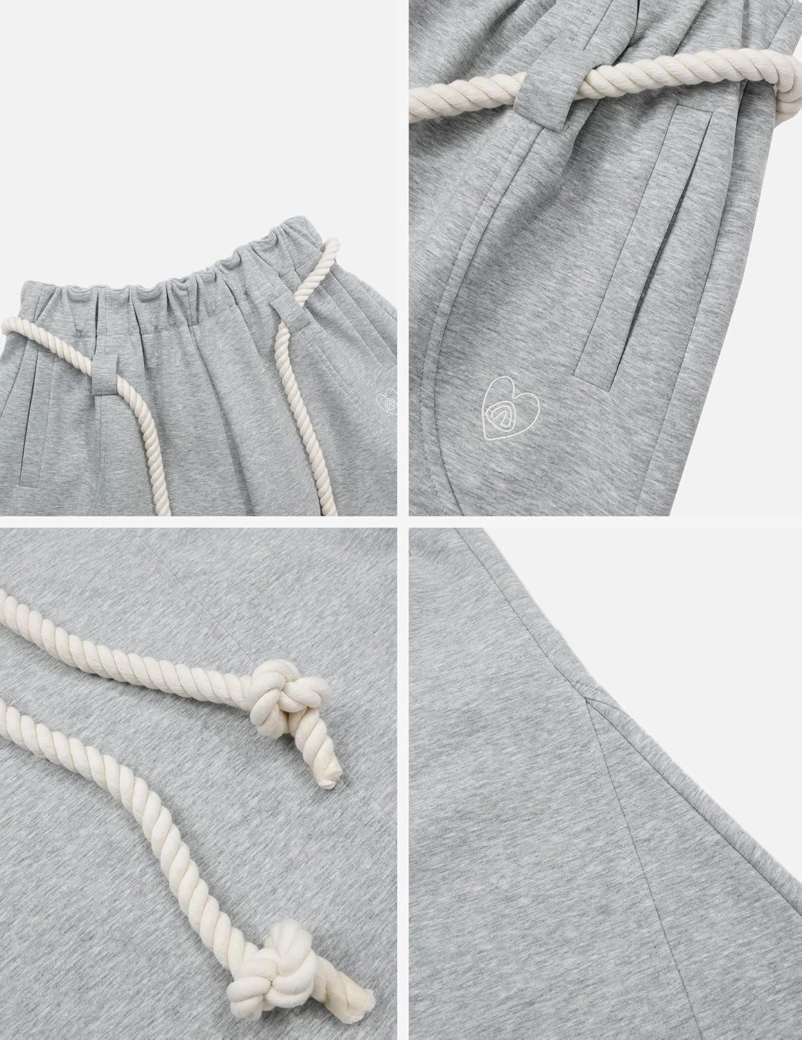 Aelfric Eden Super Baggy Barrel Sweatpants Wide Leg Pants for Women Men Casual Elastic Waist Unisex Lantern Trouser Pants - Image 5