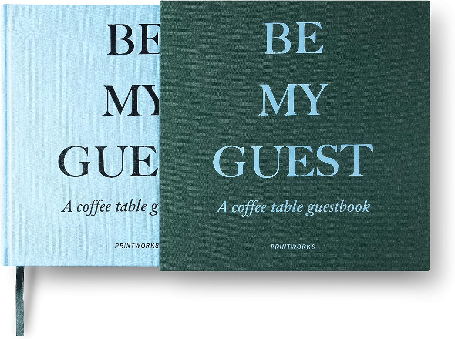 PrintWorks Guest Book - Green/Blue (PW00374)