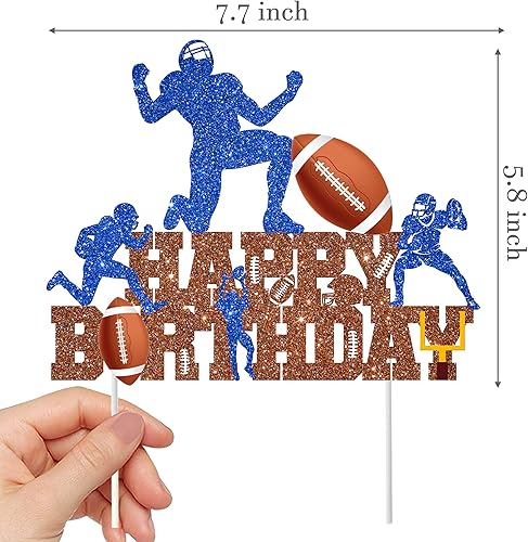 Miniatura 3 de Decoración para tartas de fiesta de fútbol, feliz cumpleaños, jugador de fútbol, decoración de fiesta de cumpleaños, decoración de pastel de