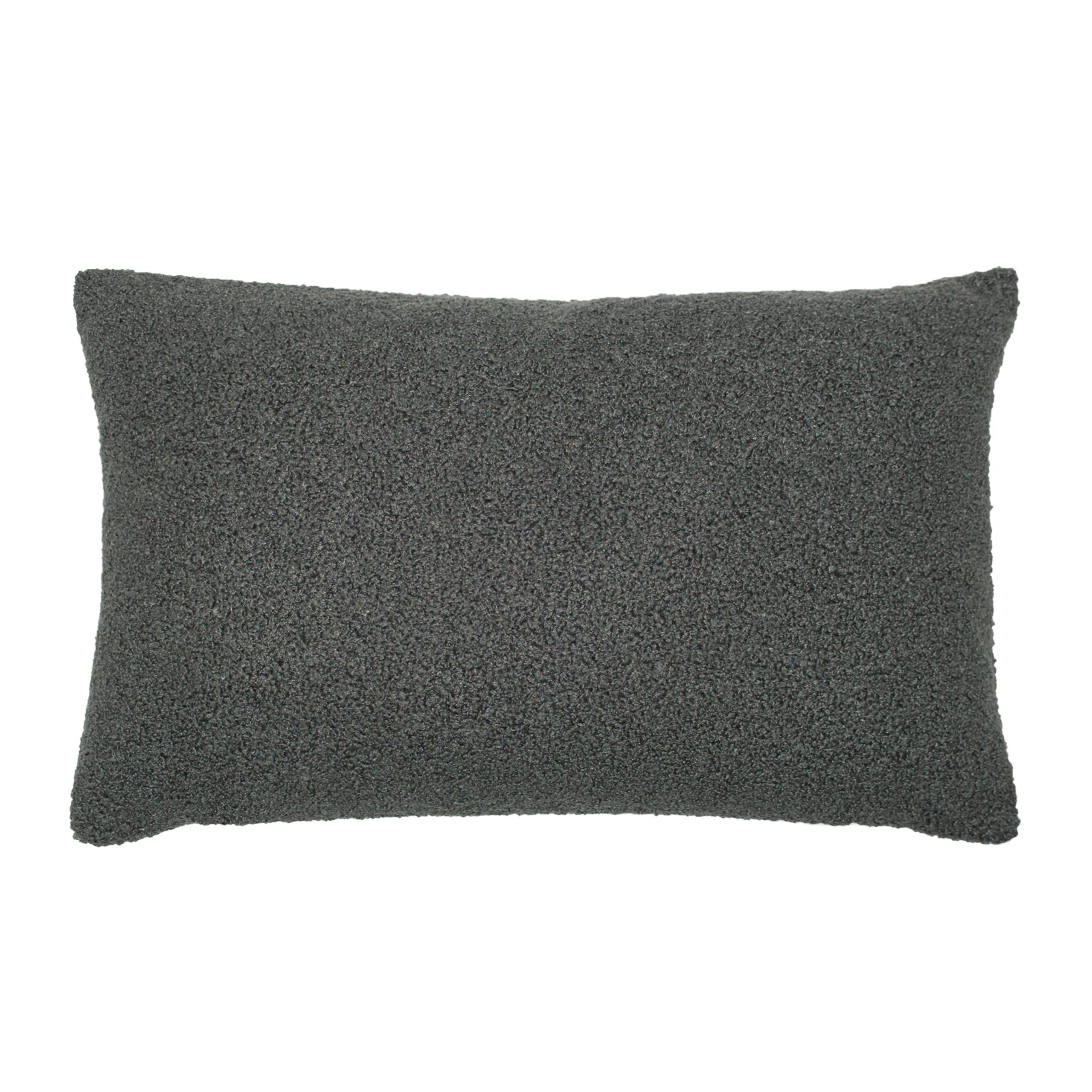 Furn. Malham Shearling Fleece Rectangular Polyester Filled Cushion from B&Q