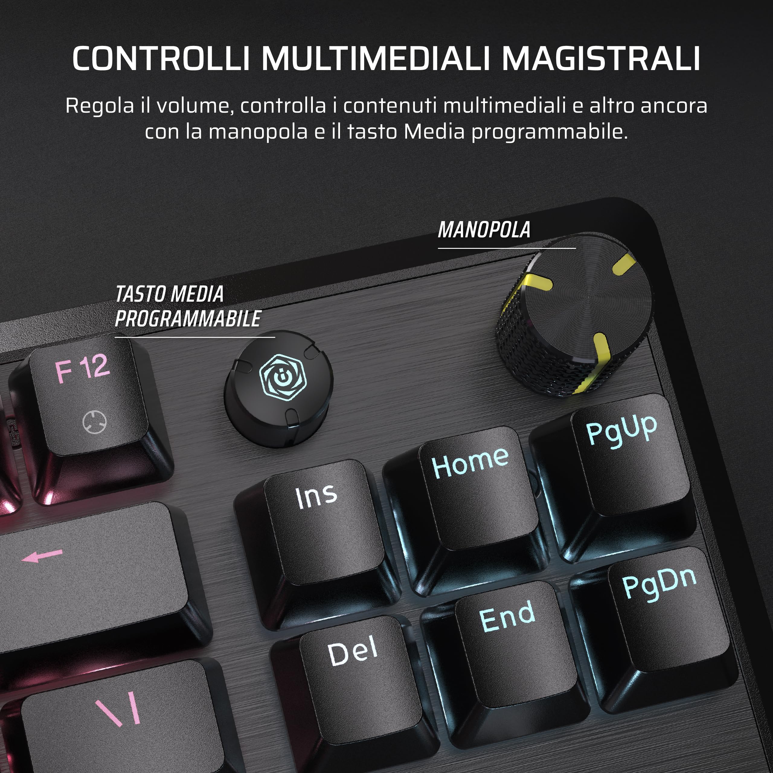Corsair K70 CORE TKL RGB Tastiera da Gioco Meccanica Tenkeyless Nero
