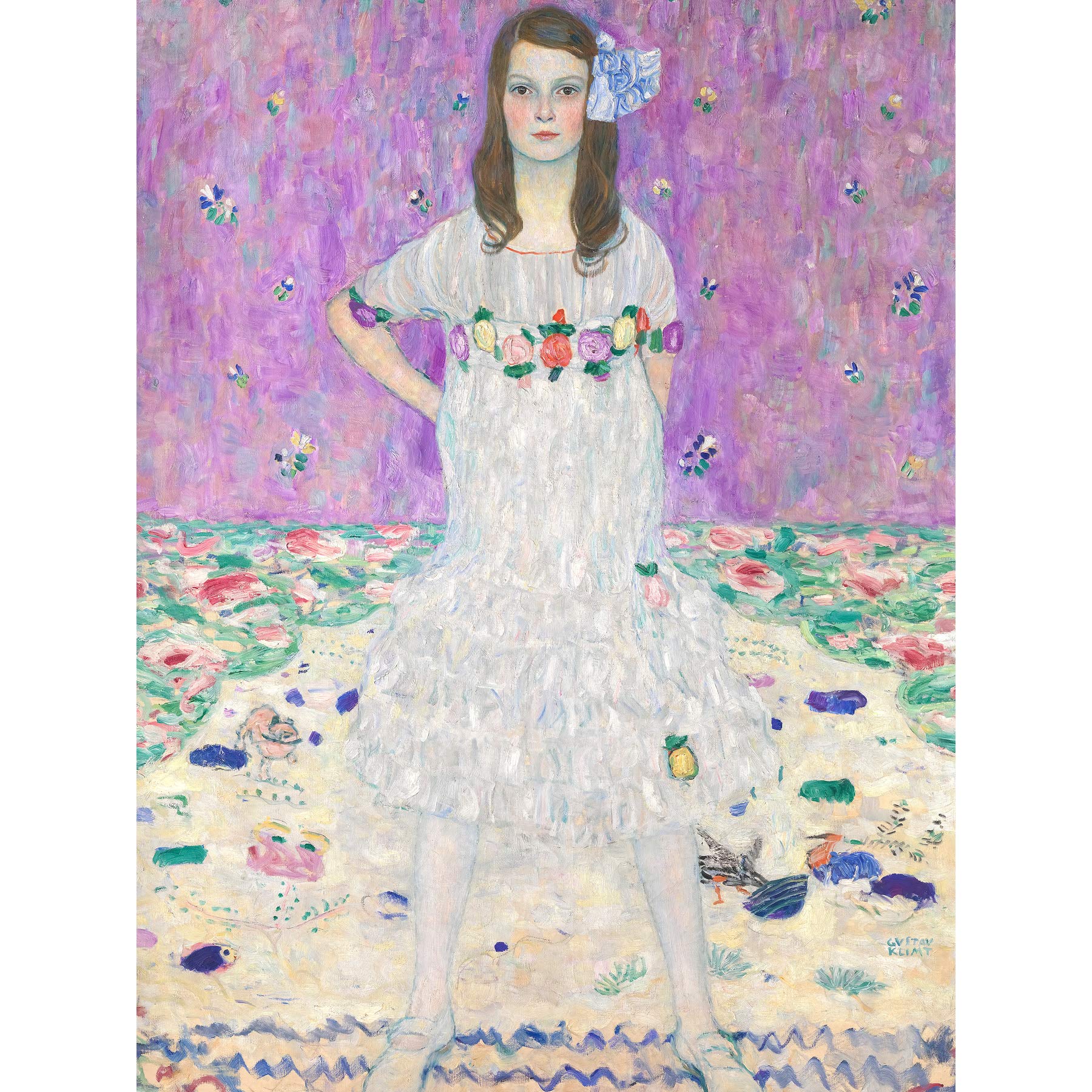 Artery8 Klimt Mada Primavesi Painting Premium Wall Art Canvas Print 18X24 Inch