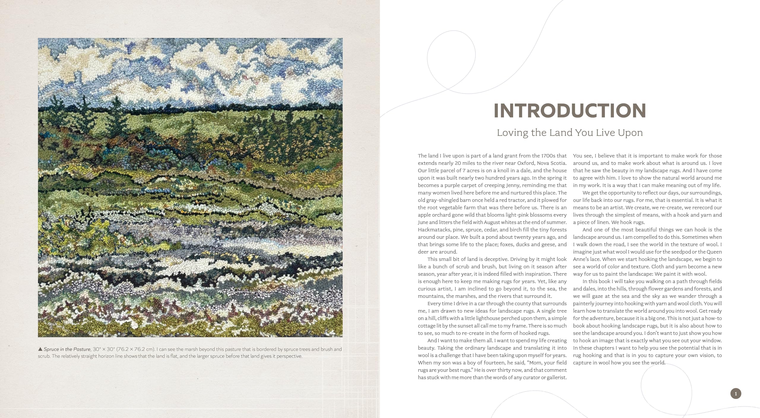 Landscape Rug Hooking: A Painterly Approach to Creating the Landscapes You Love