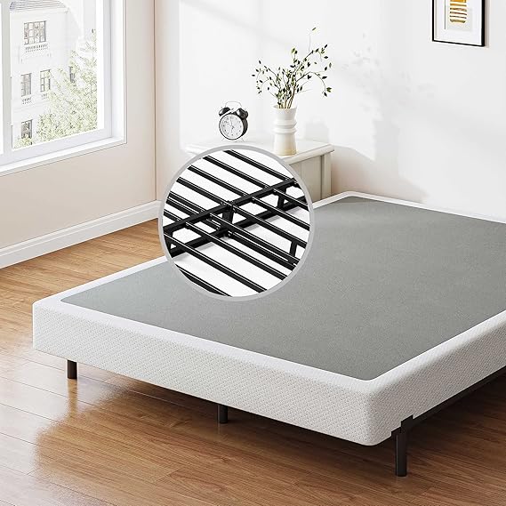 Daqutic Box Spring Full，9 Inch Metal BoxSpring Only