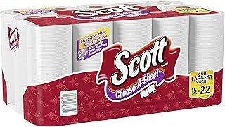 Scott Paper Towels, Choose-a-Sheet, Mega Roll, 15 Rolls (Pack of 1)