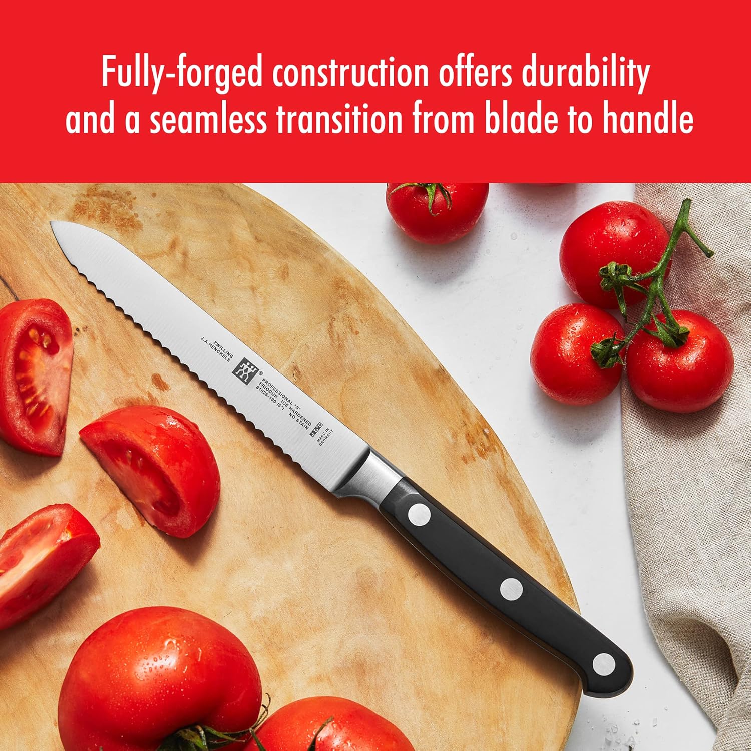 ZWILLING Professional "S" 7-pc Knife Block Set - Walnut