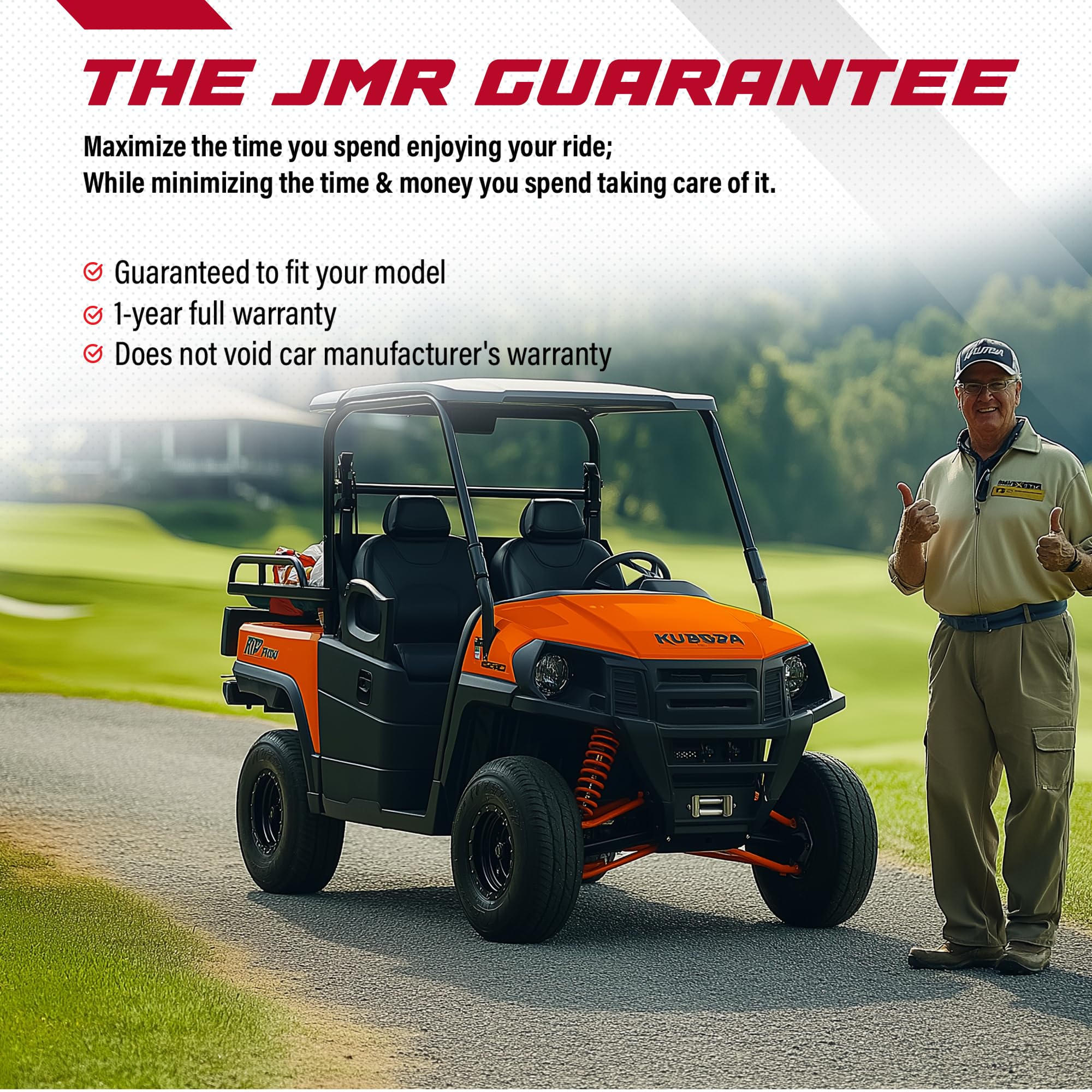 JMR Battery Charger for Kubota RTV Sidekick B BX K KX L LX M MX U SCL SVL SSV R All Models Trickle Charger Conditioner Maintainer (Add Lithium Mode)