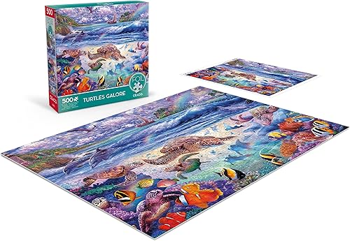 Miniatura 4 de Ceaco - Rompecabezas de aluminio - Tortugas en abundancia - Rompecabezas de 500 piezas