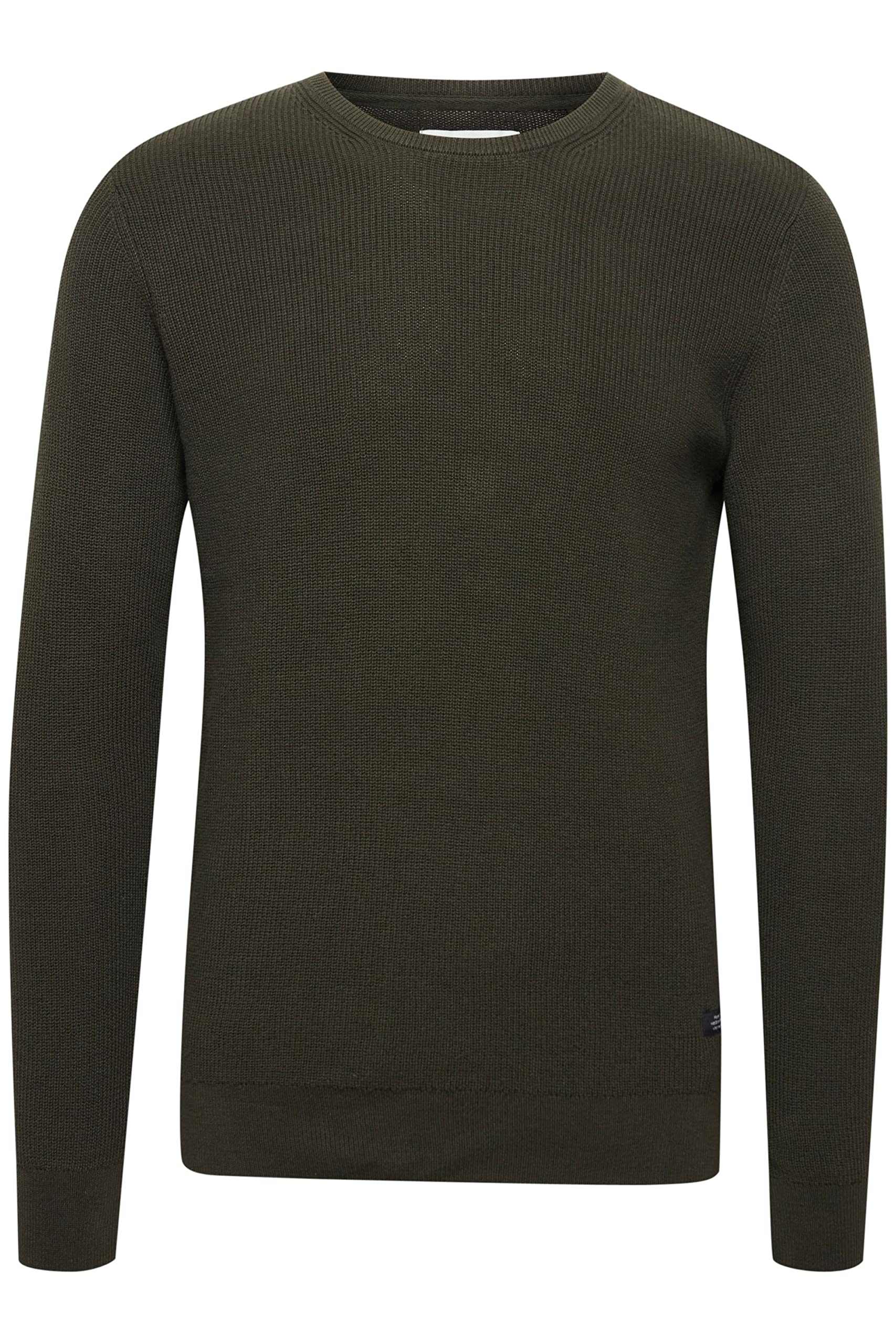 Blend BHCodford Herren Strickpullover Feinstrick Pullover mit Rundhalsausschnitt O-Neck Meliert