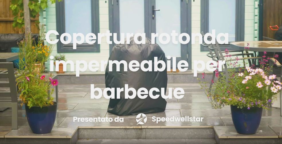 SWANEW Copertura Per Barbecue 145 X 61 X 117 Cm, Tessuto Oxford 210D Non Sbiadisce Copertura Per Bbq Esterna 85734896