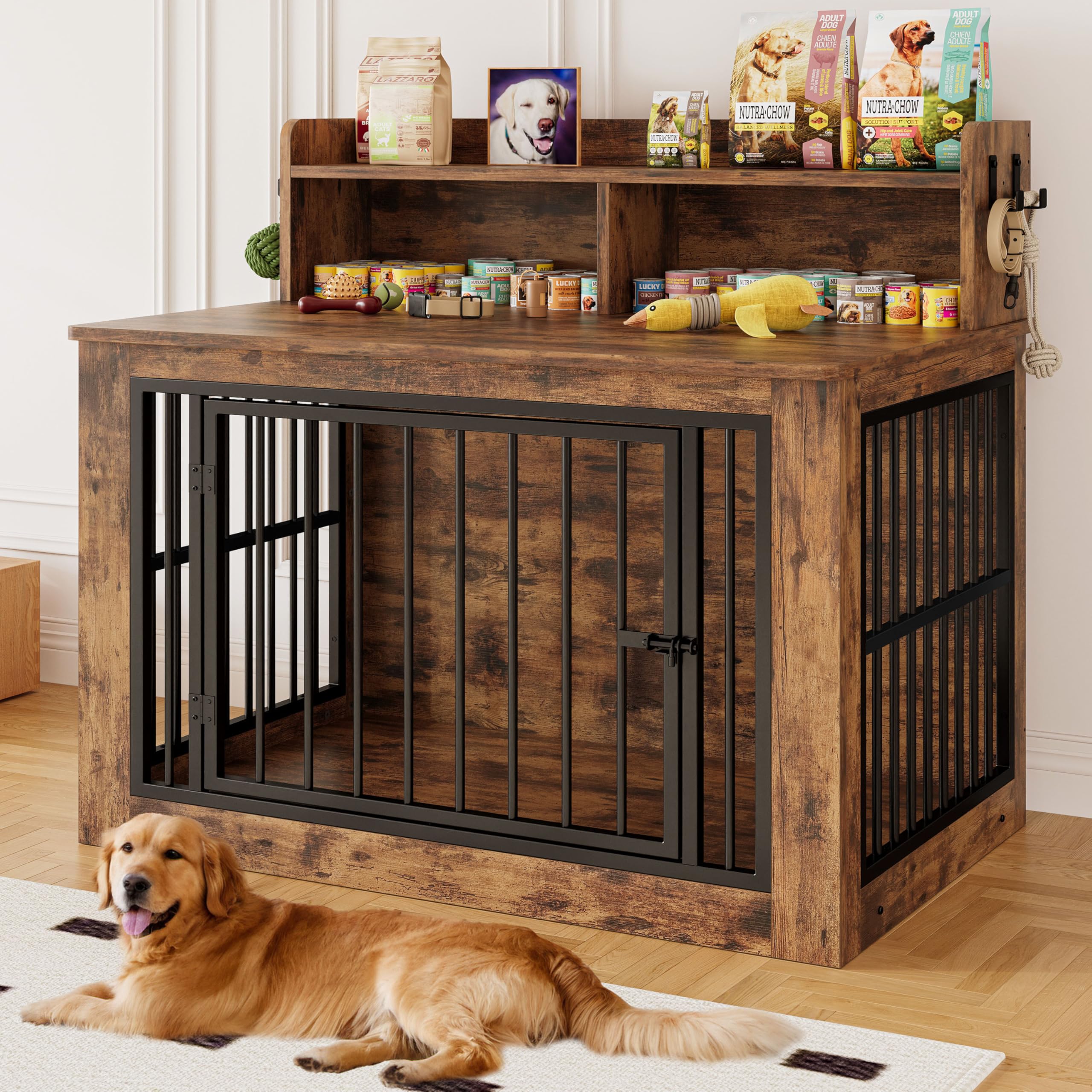 IRONCK Extra Large Dog Crate Furniture