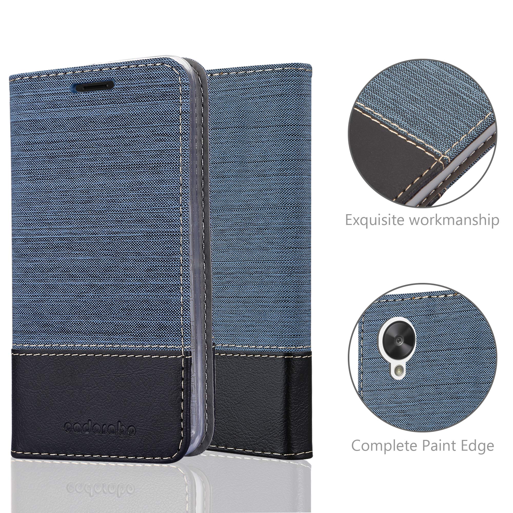 Cadorabo Custodia Libro per LG K50s in GRIGIO CHIARO MARRONE