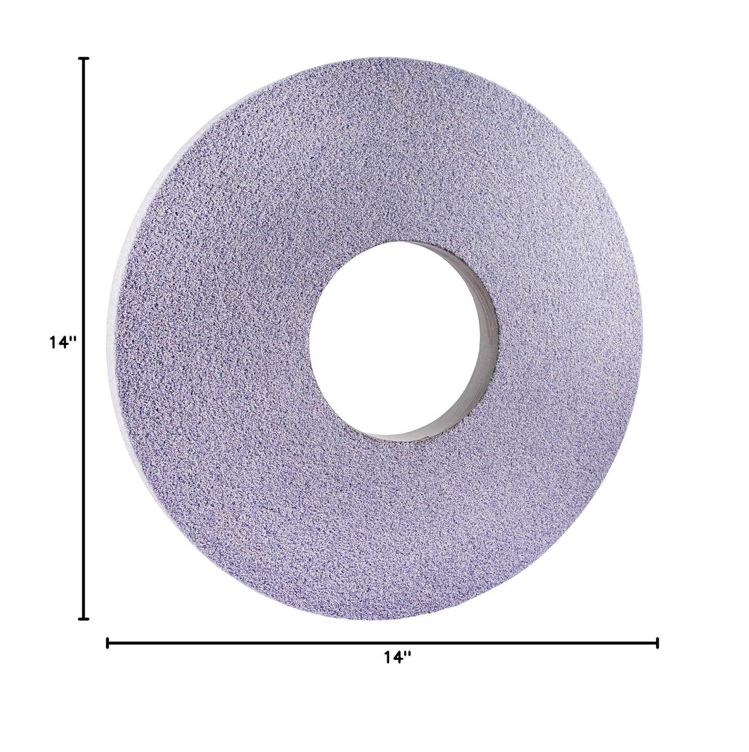 NORTON 32A Vitrified Grinding Wheel - Size: 14" x 1" x 5" Style: Straight - Type 01 - No Recess Specification: 32A46-HVBE