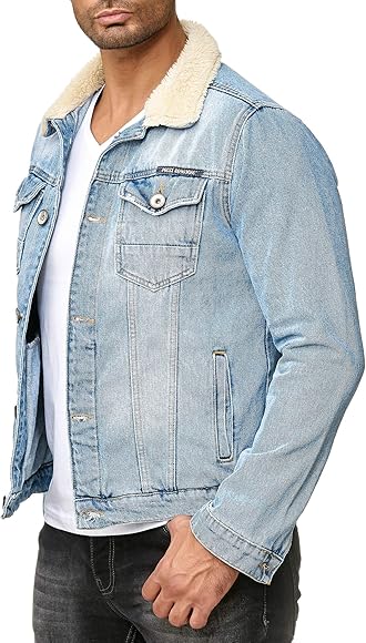 Trucker sherpa jacket men's Clearance