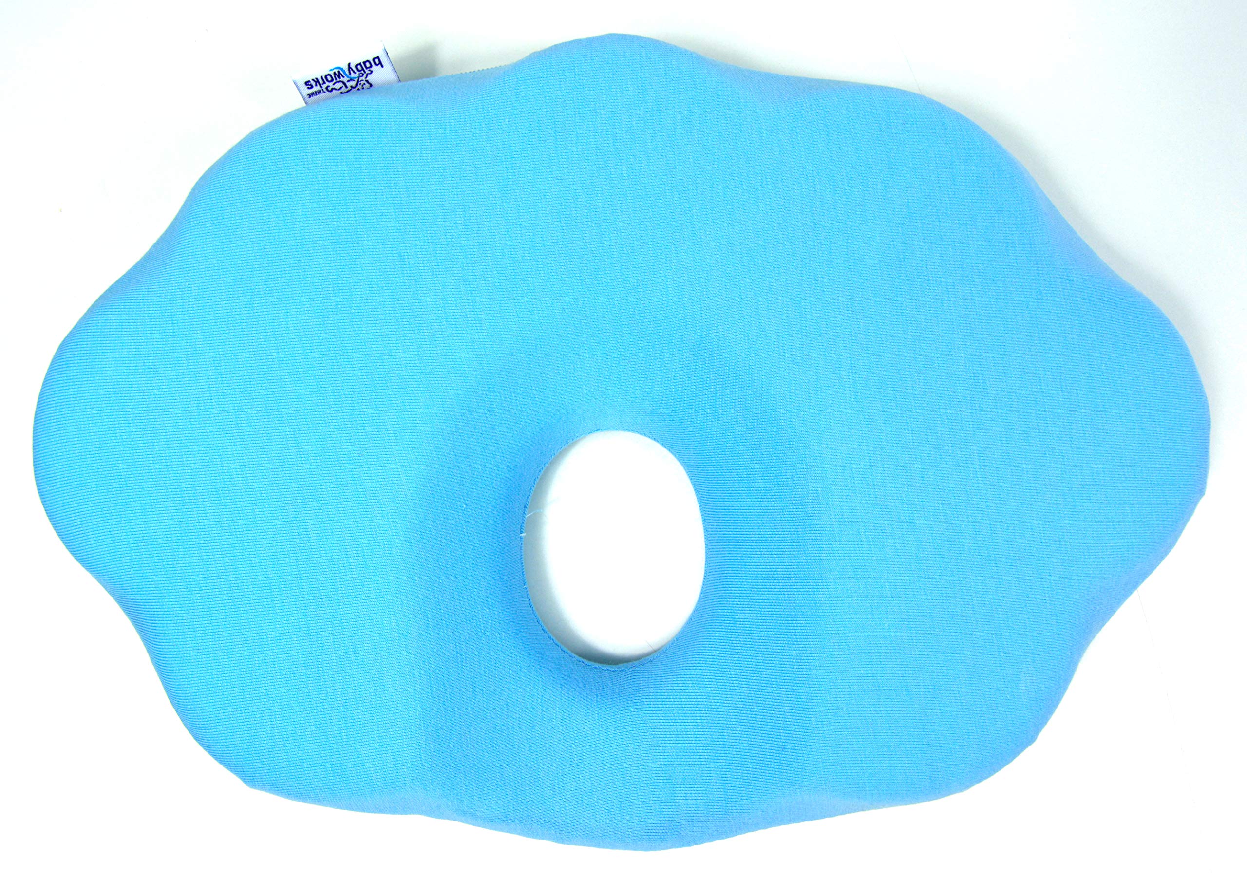 Baby Works Head Support With Cotton Cover - Blue, Piece Of 1