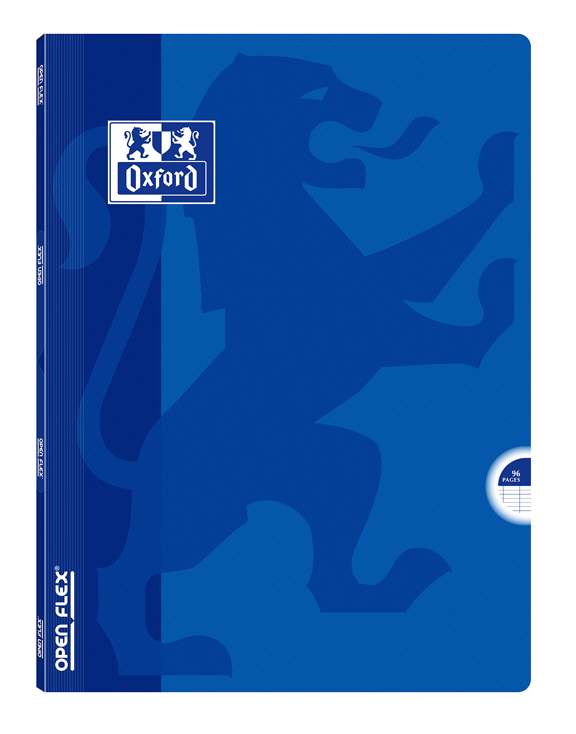 Oxford OpenFlex Seyès Polypropylene Notebook 96 Pages 17 x 22 cm Blue