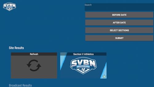 Section V Broadcast Network