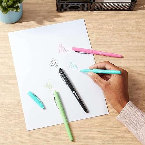 Miniatura 8 de Tienda Basics Rotuladores de punta de fieltro colores surtidos paquete de 24