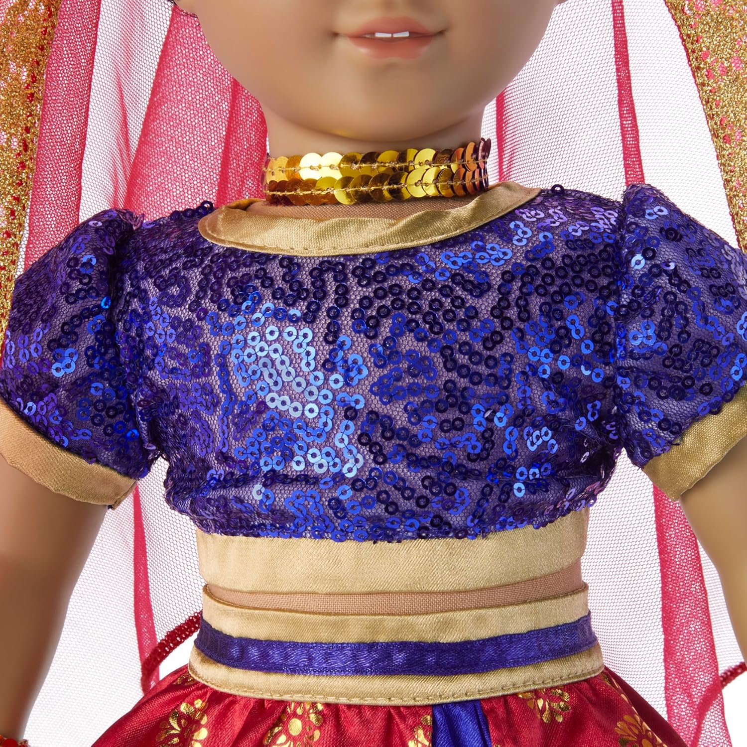 American Girl Girl of The Year Kavi Sharma 18-inch Doll Bollywood Dance Costume Featuring 10+ Pieces for Ages 8+ (Dolls Sold Separately)